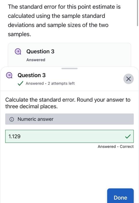 Solved Since we are interested in comparing the two | Chegg.com