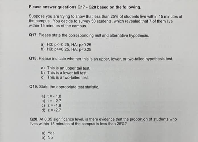 Solved Please Answer Questions Q17 Q Based On The Fol Chegg Com