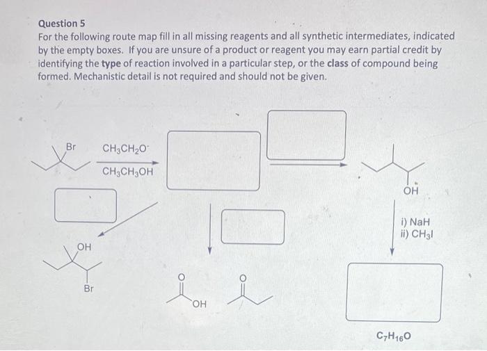 Solved Question 5 For the following route map fill in all | Chegg.com