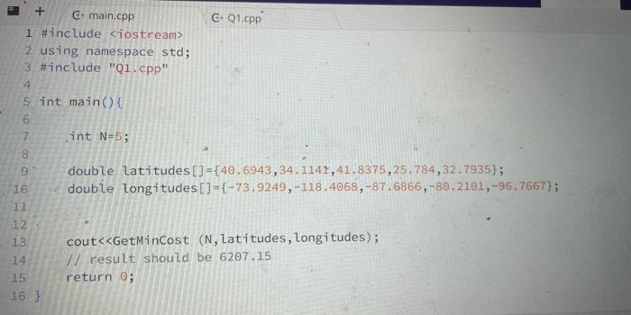 Solved Using c++ and graphs but not vectors I need an | Chegg.com