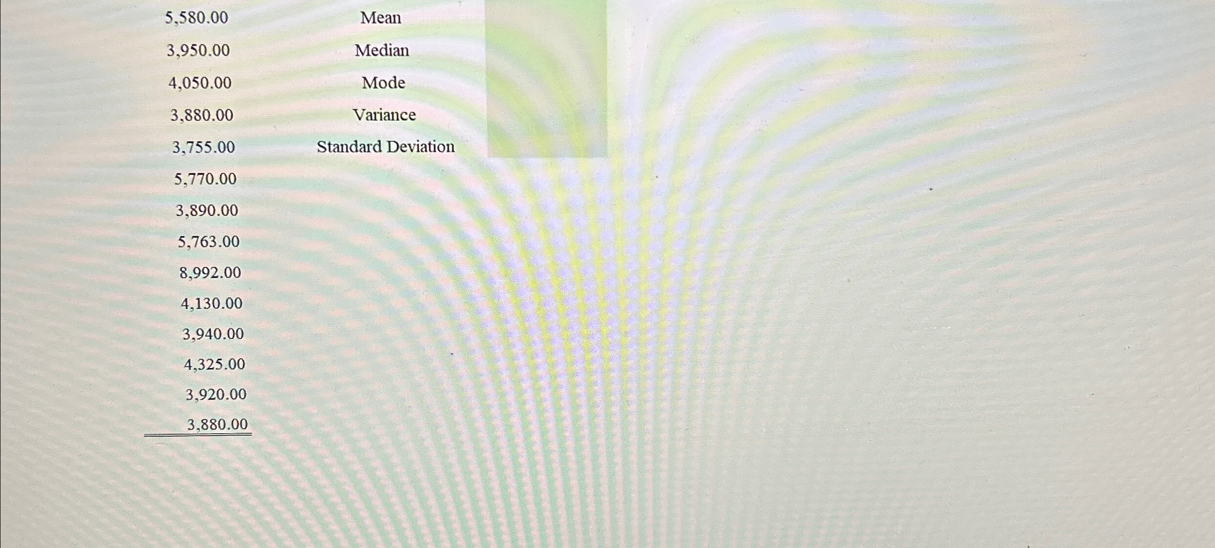Solved Solve the following using Excel and show solutions to | Chegg.com