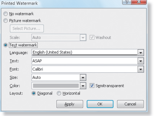 how to delete a watermark in word 2007