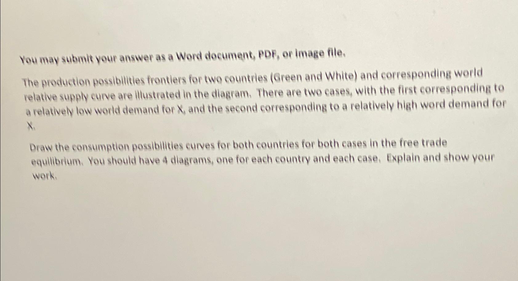 Solved You may submit your answer as a Word document, PDF, | Chegg.com
