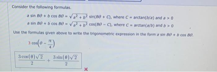 Solved Consider The Following Formulas. A | Chegg.com