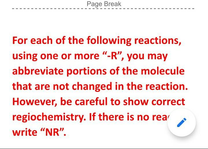 solved-page-break-for-each-of-the-following-reactions-using-chegg