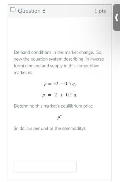 Solved D Question 4 1 pts The following equations describe | Chegg.com