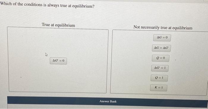 Solved Which of the conditions is always true at | Chegg.com