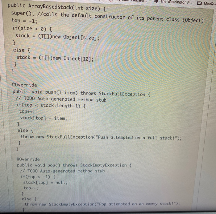 Solved Use the following Java code to answer this question: | Chegg.com