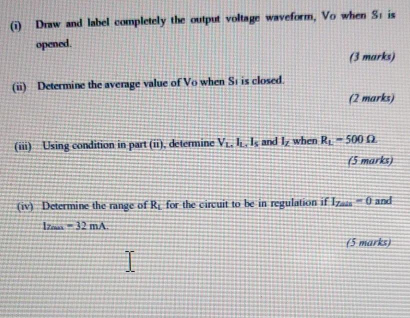 Q.2 (@) Figure Q.2(a) shows a series-parallel diode | Chegg.com
