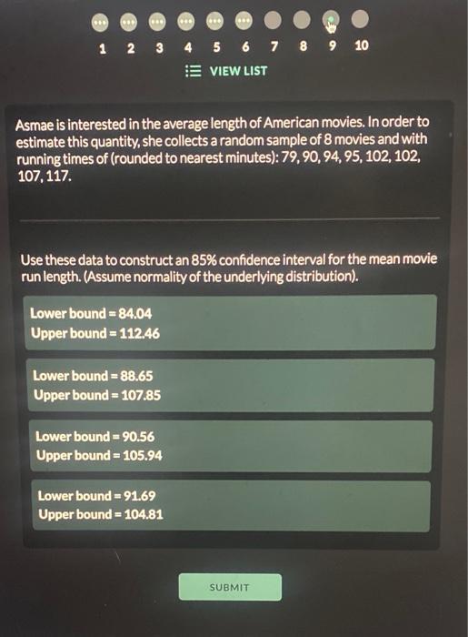 Solved e 8 1 2 3 4 5 6 7 8 9 10 VIEW LIST In 2018, there | Chegg.com