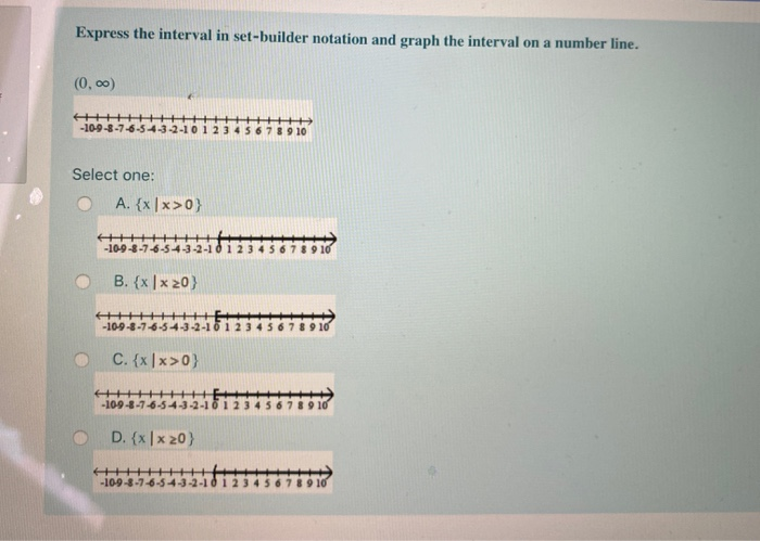 Solved Express the interval in set-builder notation and | Chegg.com