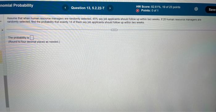 Solved Assume that when human resource managers are randomly | Chegg.com