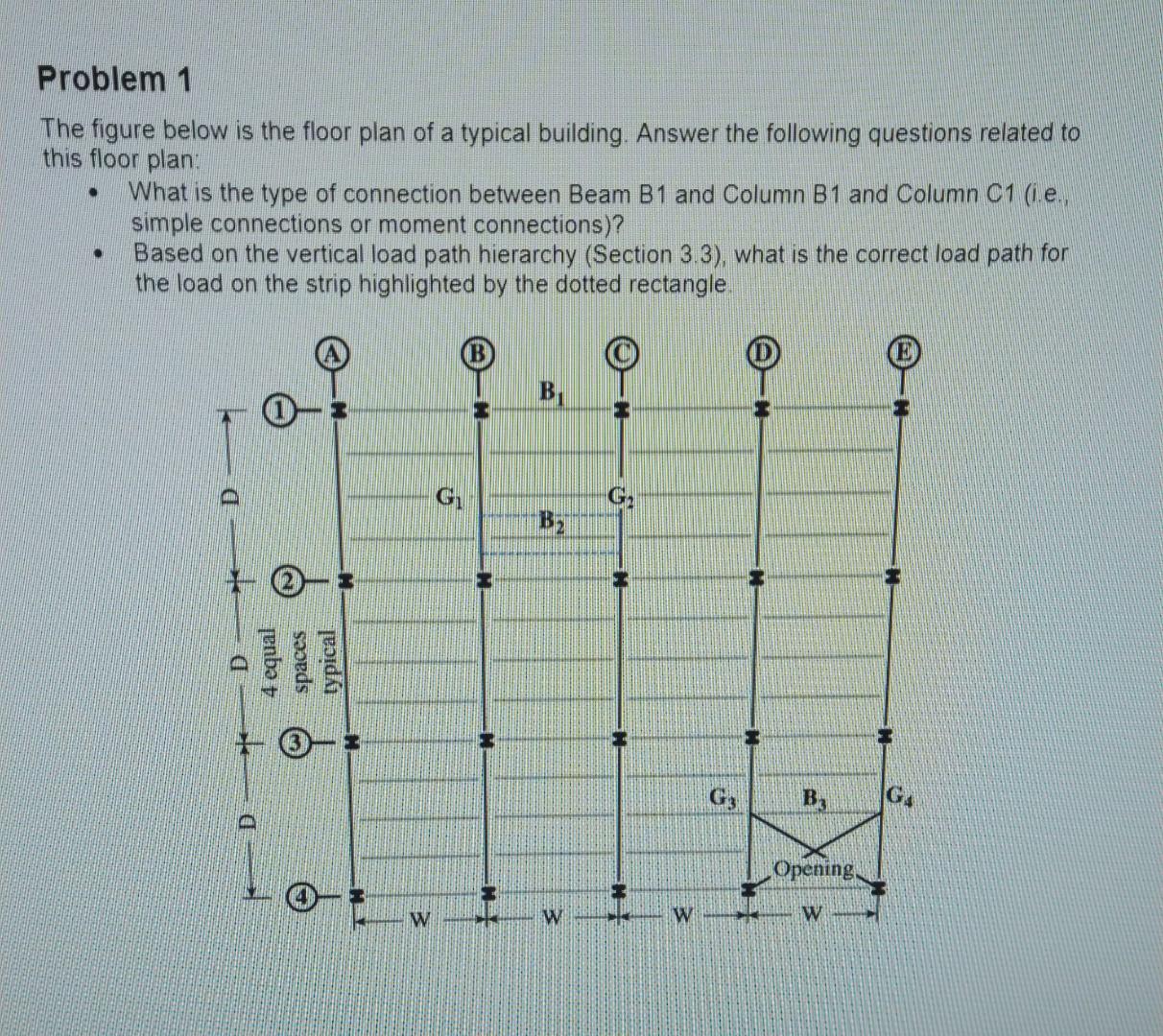 Solved The figure below is the floor plan of a typical | Chegg.com