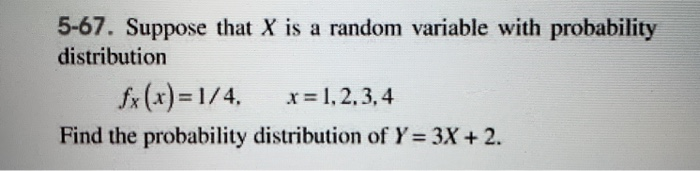 Solved 5-67. Suppose that X is a random variable with | Chegg.com