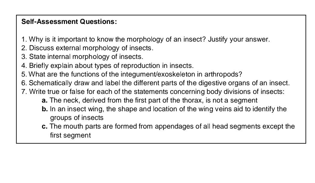 Solved SelfAssessment Questions 1. Why is it important to