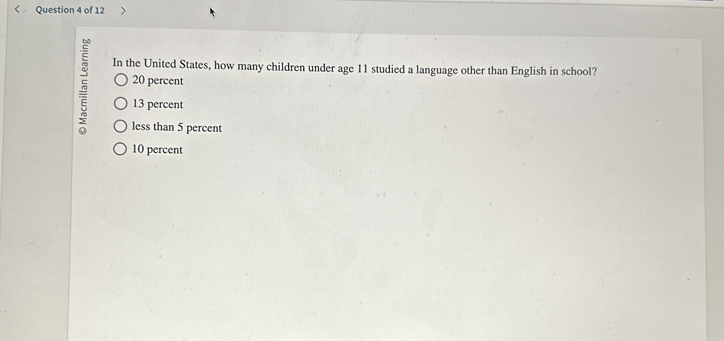 Solved In the United States, how many children under age 11