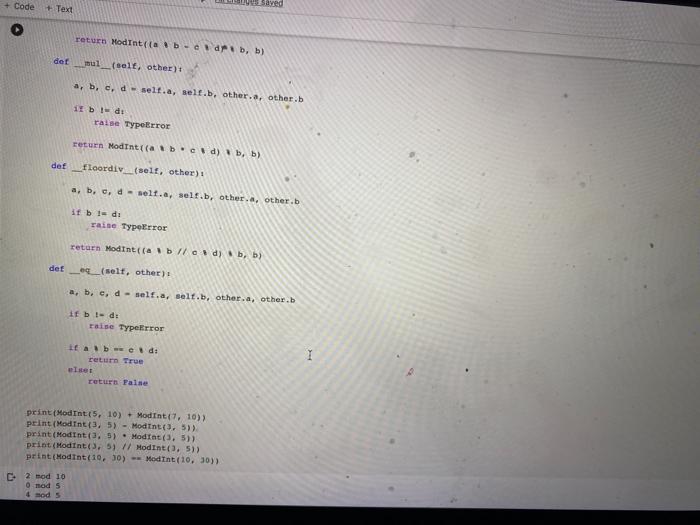 - Question 2: Modulo Arithmetic We will implement a | Chegg.com