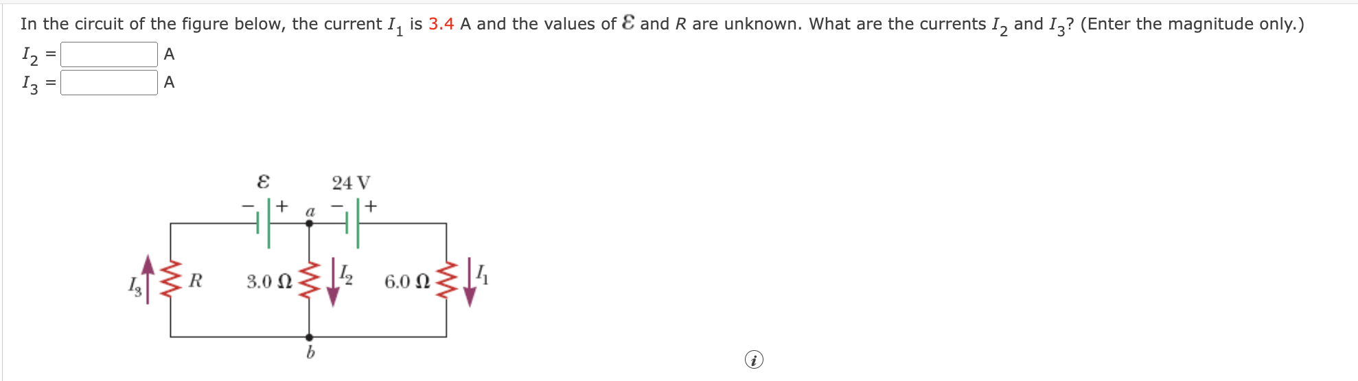 Solved In the circuit of the figure below, the current I1 | Chegg.com