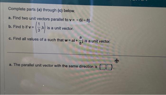 Solved Complete parts (a) through (c) below. a. Find two | Chegg.com