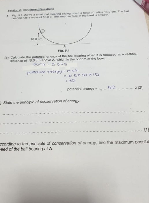 Solved Section B: Structured Questions 5 Fig. 5.1 Shows A | Chegg.com