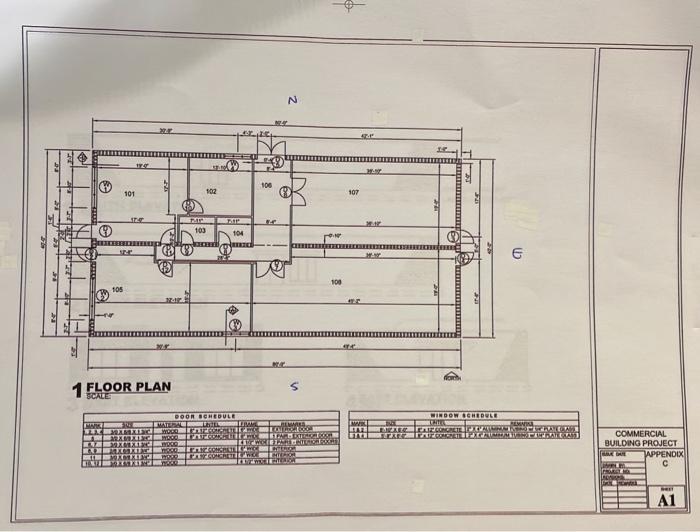 The building in Appendix C has all exterior walls of | Chegg.com