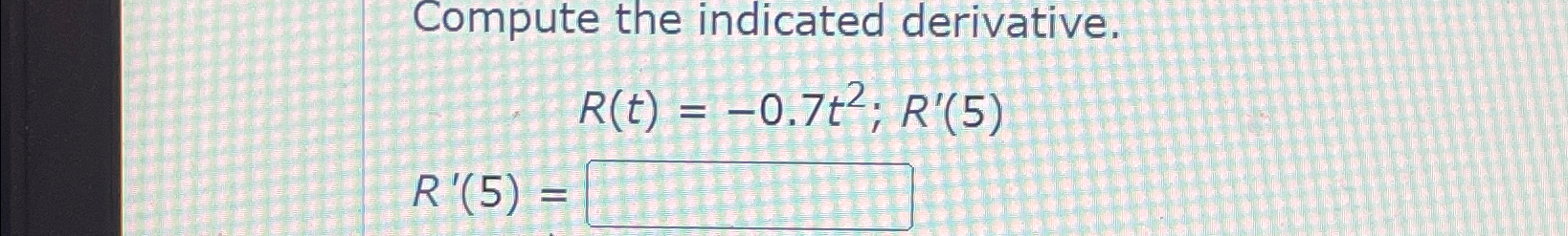 Solved Compute the indicated | Chegg.com