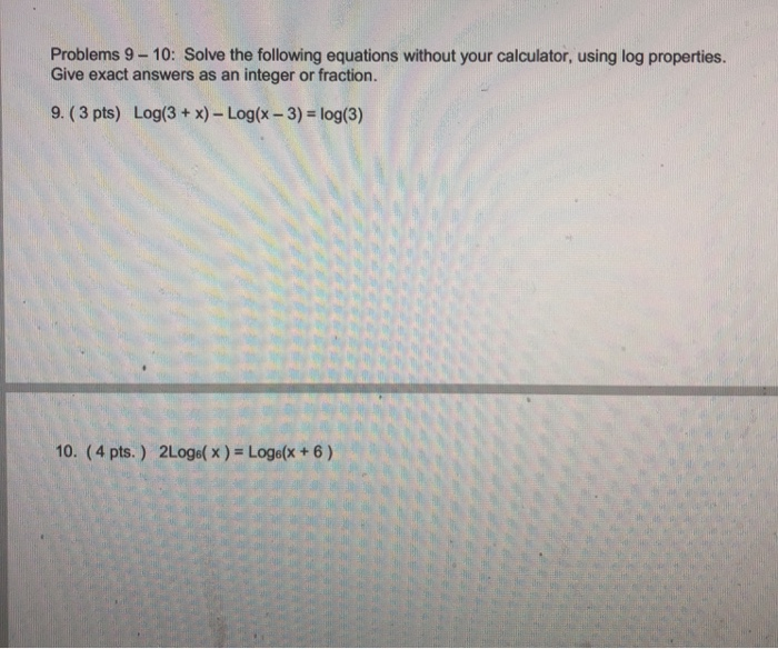 Solved Problems 9 10 Solve The Following Equations Chegg solved-problems-9-10-solve-the-following-equations-chegg