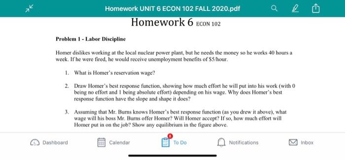 econ 102 homework 6