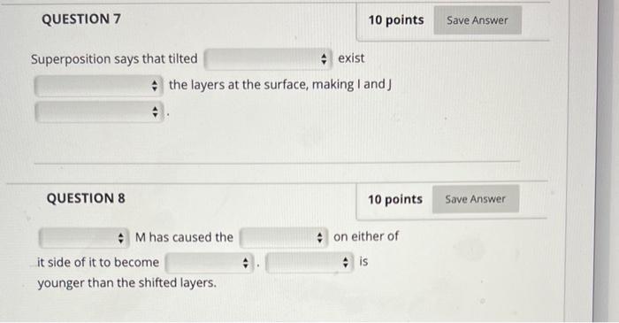 Solved Relative Dating Image For Part 1 Of The Lab Lab Part | Chegg.com