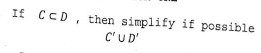 If \( C \subset D \), then simplify if possible \[ C^{\prime} \cup D^{\prime} \]