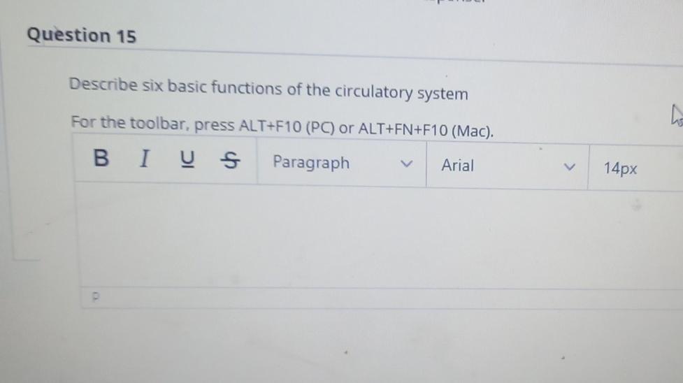 Solved Question 15 Describe six basic functions of the | Chegg.com