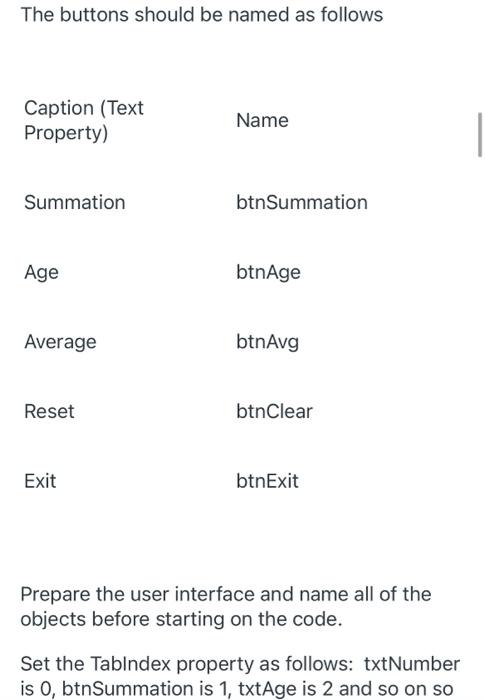 Solved hey this is a code i should generat on Visual Basic i | Chegg.com