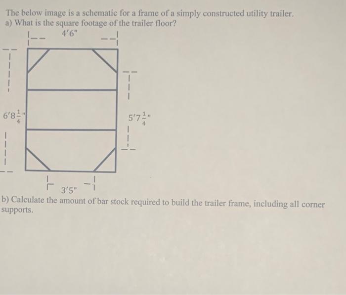 Solved The below image is a schematic for a frame of a | Chegg.com