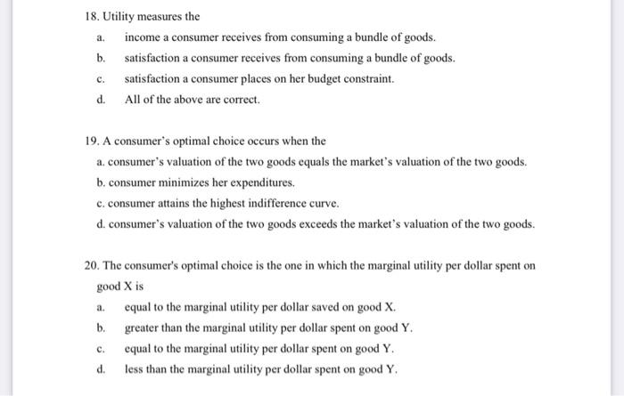 Solved 1. Multiple choice questions: pick only one please (1 | Chegg.com