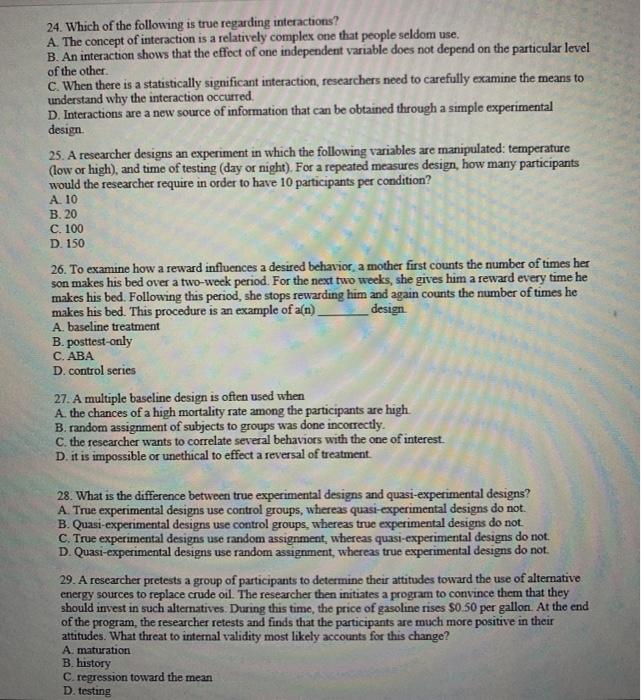 Solved 24. Which of the following is true regarding | Chegg.com