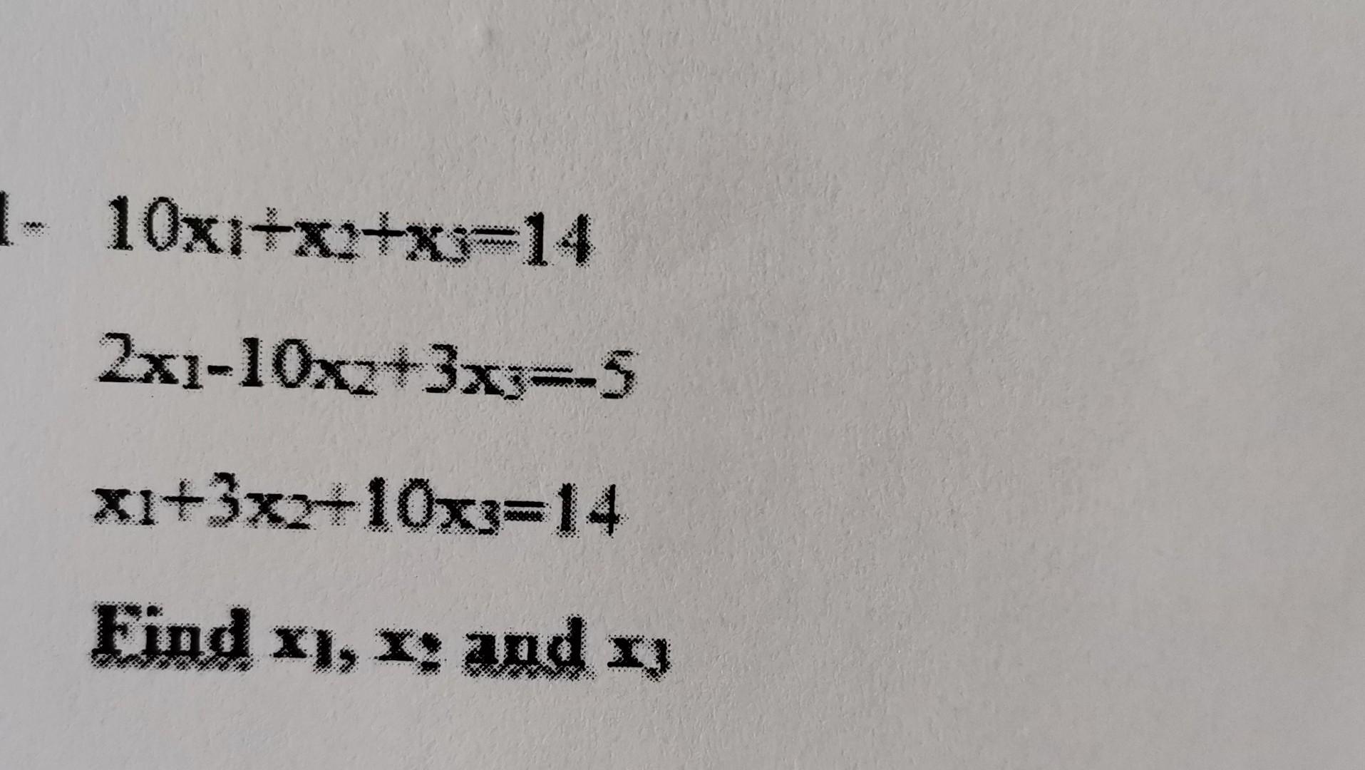 13 5 4x 1 2x 14 2 5x 3x 10