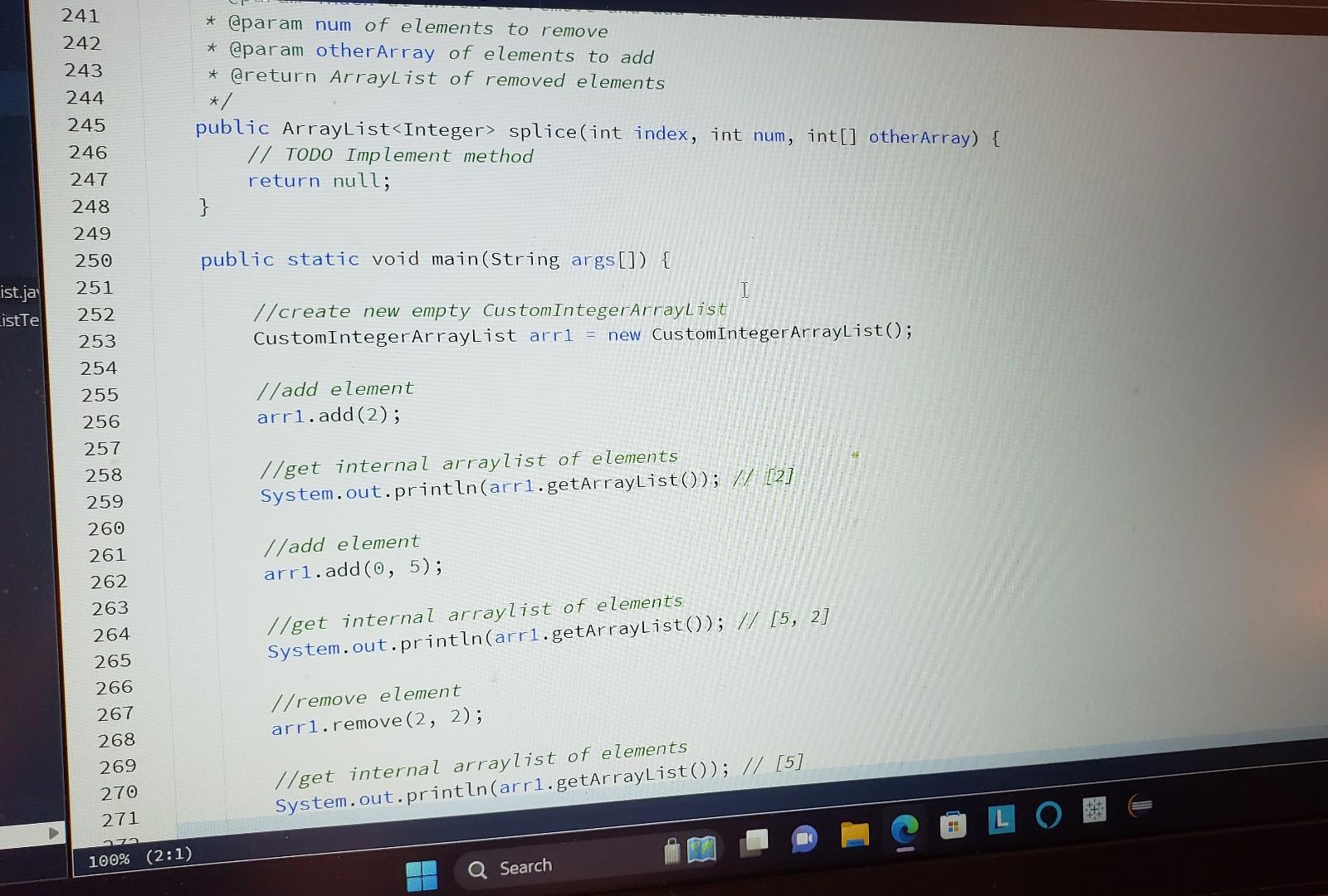 Solved I need the coding for where it says TODO for each | Chegg.com