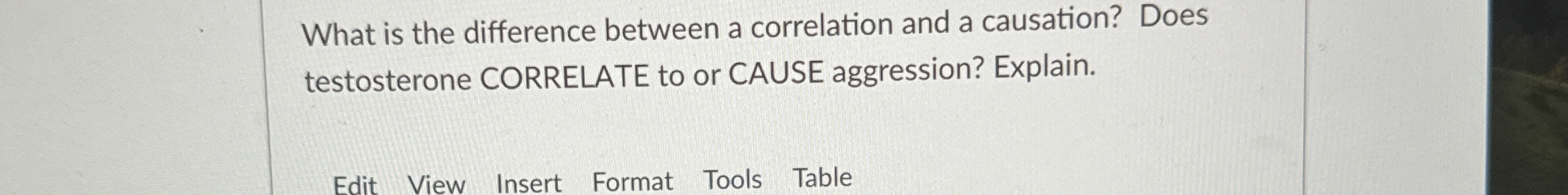 Solved What is the difference between a correlation and a | Chegg.com