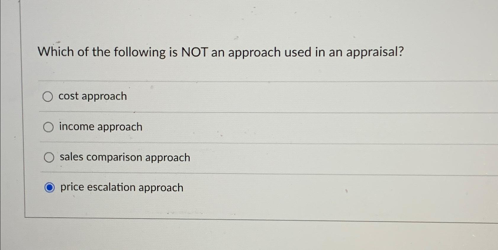 Solved Which Of The Following Is NOT An Approach Used In An | Chegg.com