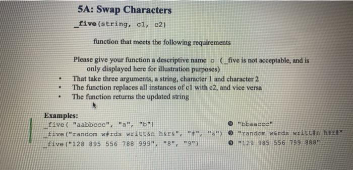 Solved 3A: Check Date three (string) function that meets the | Chegg.com