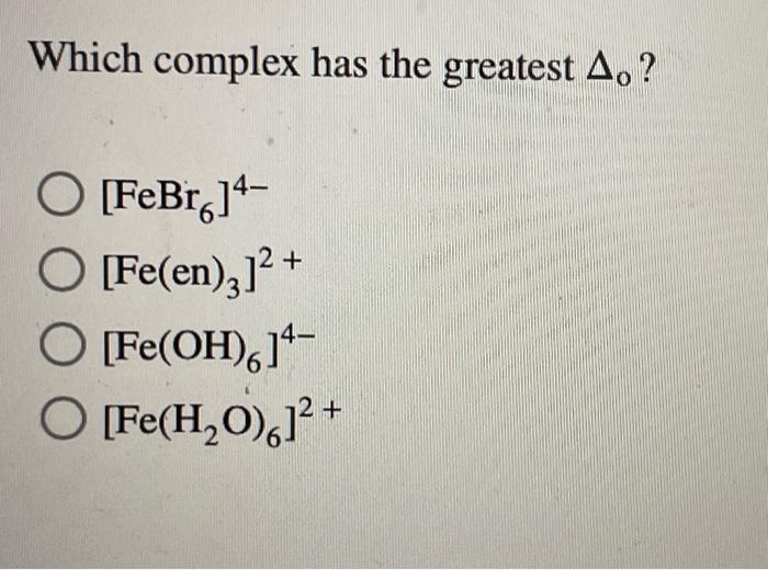 Solved Determine The Number Of Unpaired Electrons In | Chegg.com