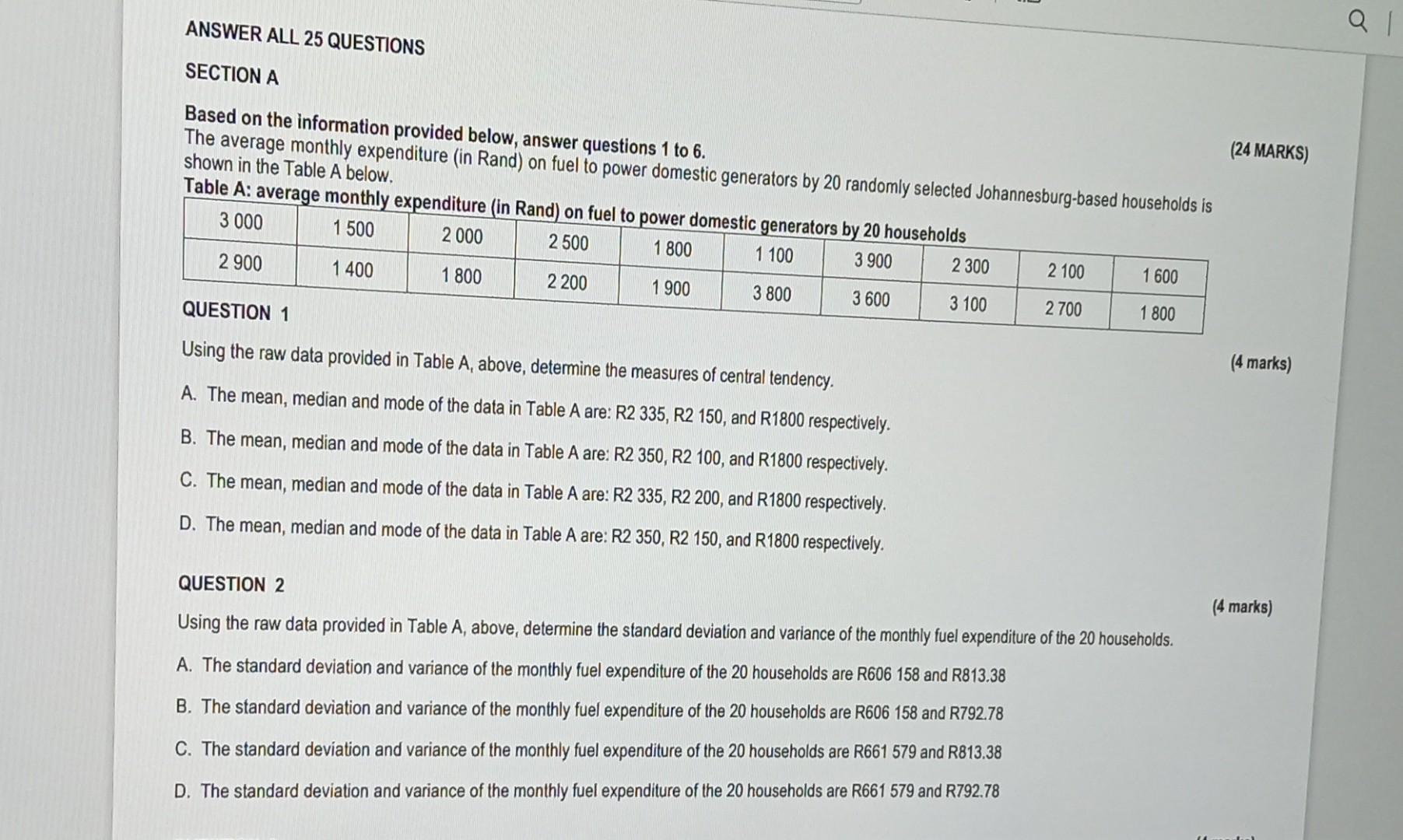 Solved Based on the information provided below, answer | Chegg.com