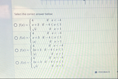 Solved Select the correct answer | Chegg.com