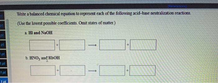 Solved Write A Balanced Equation For The Dissociation Into