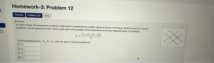 Solved Homework-3: Problem 12 Previous Problem List Next (2 | Chegg.com