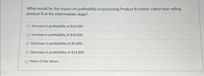 Solved A Company Produces Products A And B, Each Of Which | Chegg.com