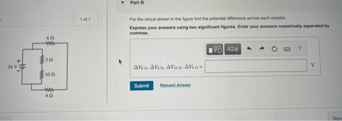 Solved For the circult shown in the figurofigute 1) find the | Chegg.com