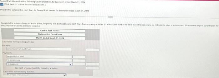 Solved Net cash provided (used) by operating activities | Chegg.com