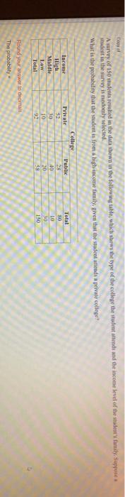 Solved Coy A survey of 150 students resulted in the data | Chegg.com