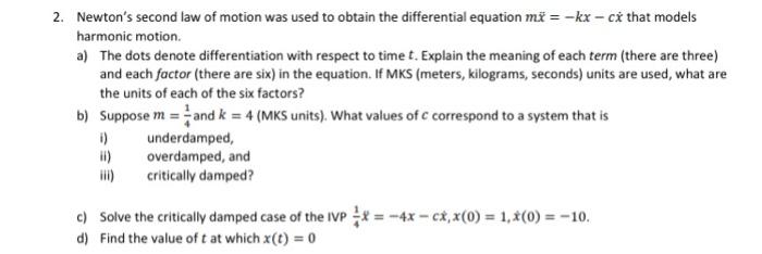Solved I only need part B, C, D and only original answers | Chegg.com
